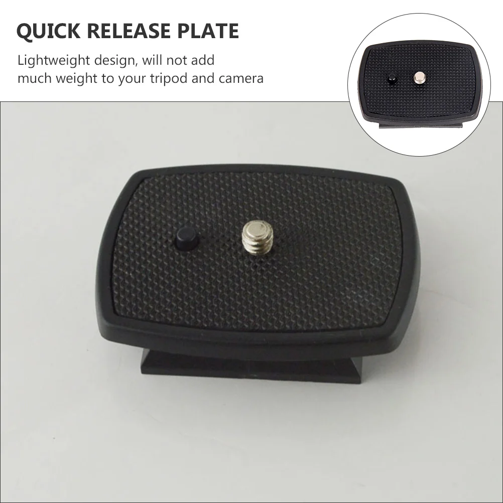 

Tripod Quick Release Plate Durable Plastic Anti-Skid Camera Mounting Adapter Portable Photography Accessory Quick Release Plate