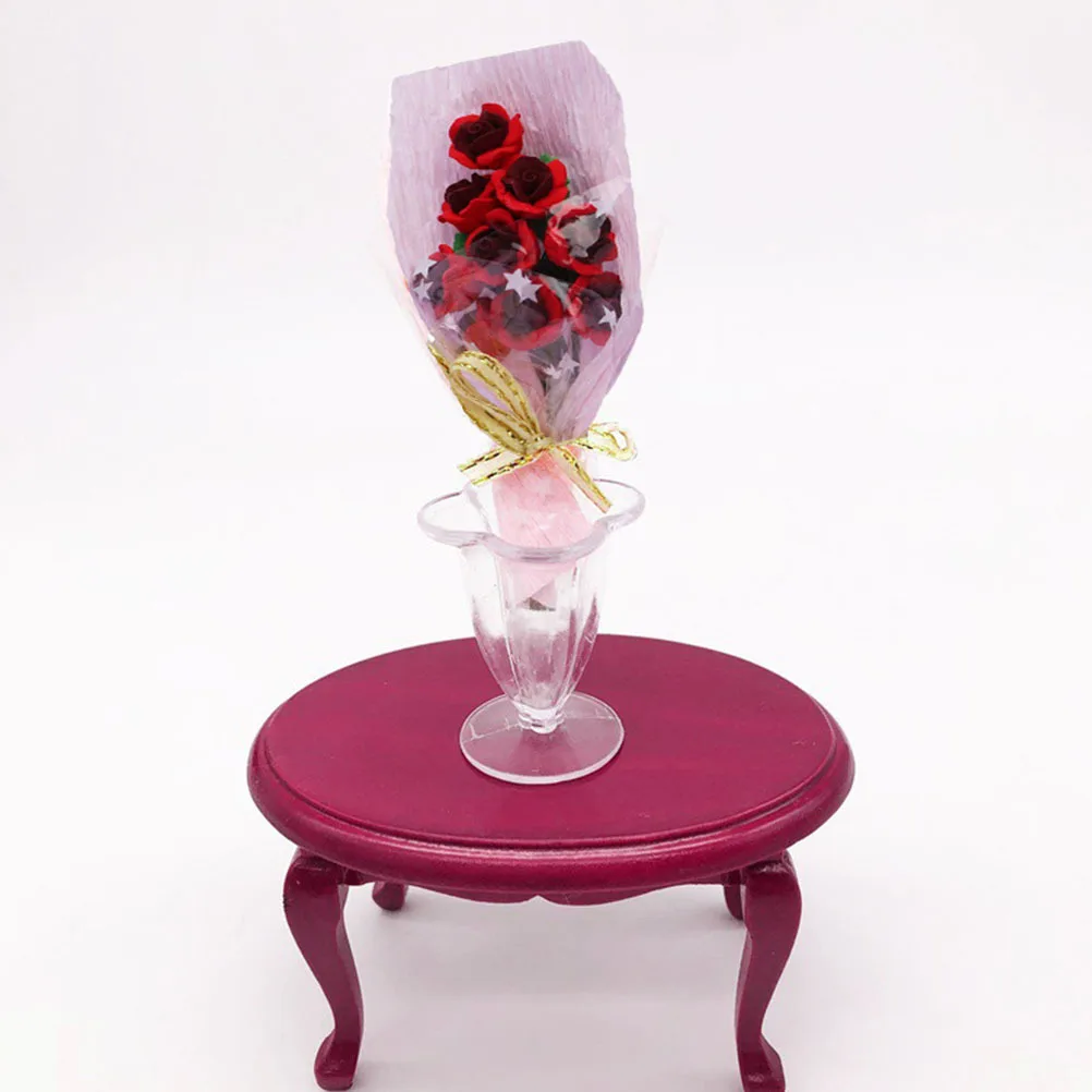 

1Pcs Lifelike Mini Bouquets for Mini Home Decoration Handmade Craft Suitable Graduation Design Outdoor Scene Display