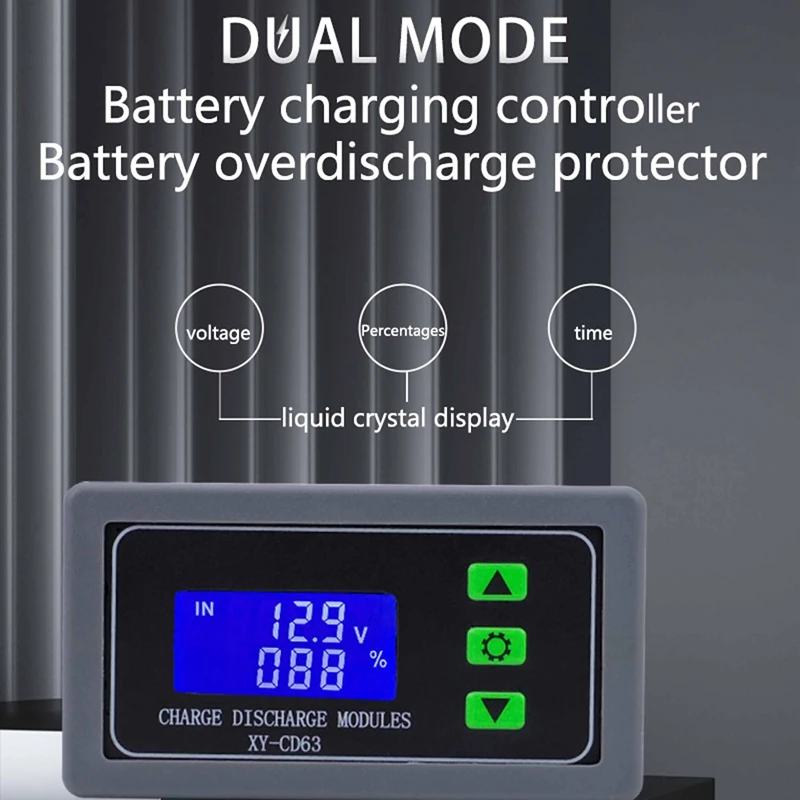 Modulo di controllo della ricarica della batteria 30A CD63L protezione automatica della tensione di spegnimento