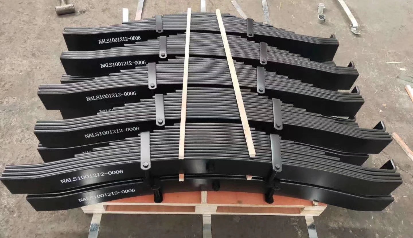 Factory Superior High Quality New Leaf Spring Trailer Parts Suspension System Black Quick Installation