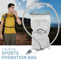 INOXTO Water Reservoir Water Bladder Hydration Pack Storage Bag BPA Free 1.5L 2L 3L Running Hydration Vest Backpack