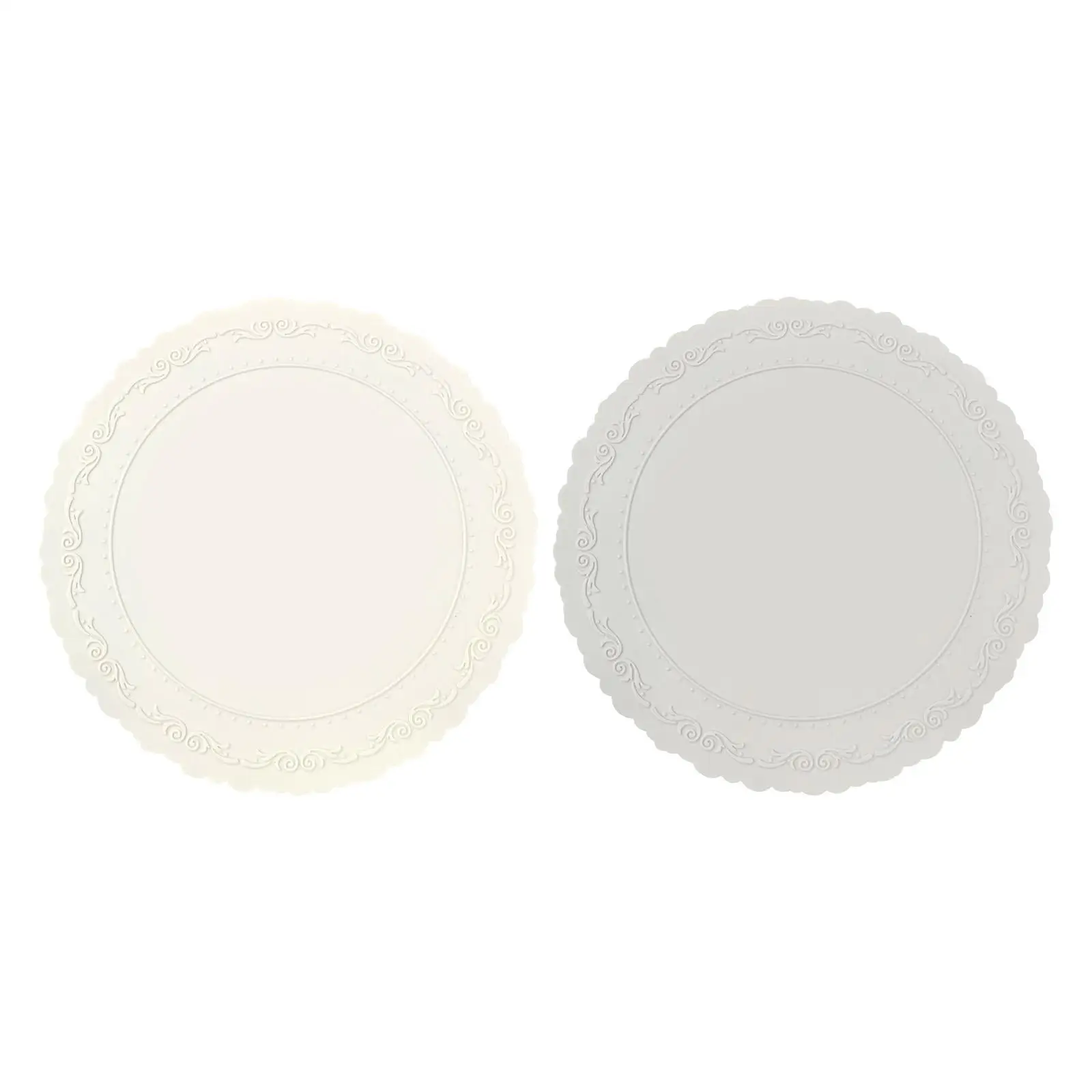 Easy Clean Silicone Placemats for Dining Table Heat Resistant Waterproof Oval Tablemats for Restaurant and Home Dining view 4