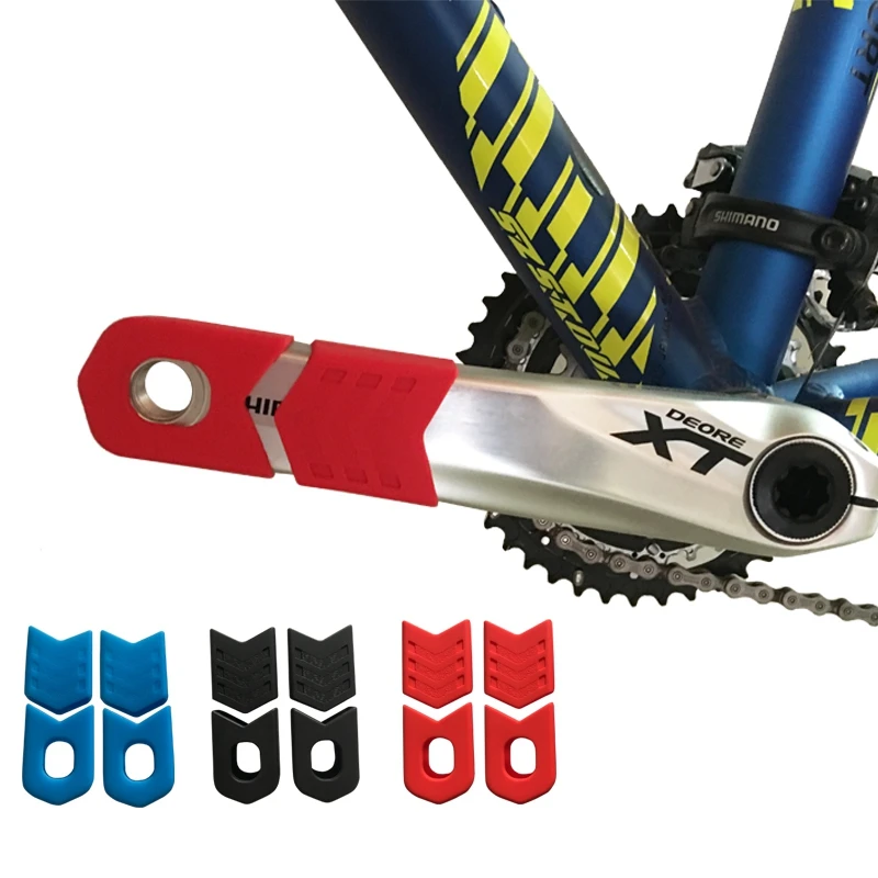 ENLEE MTB Rennrad Fahrrad Kurbel Arm Schutz Abdeckung Kurbelgarnitur Kappe Schutz Silikon Fahrrad Kurbel Stiefel Staub Proof Abdeckung Boot – Detail 8