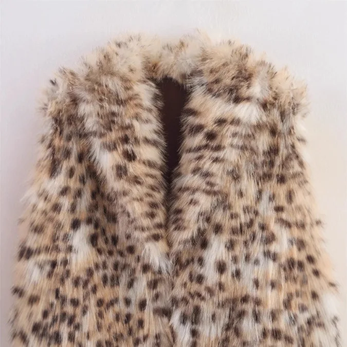 Cappotto ort transfrontaliero Jaet Collo in pelliccia finta Blogger Capispalla invernale Faion da donna Cact Sli e versatile