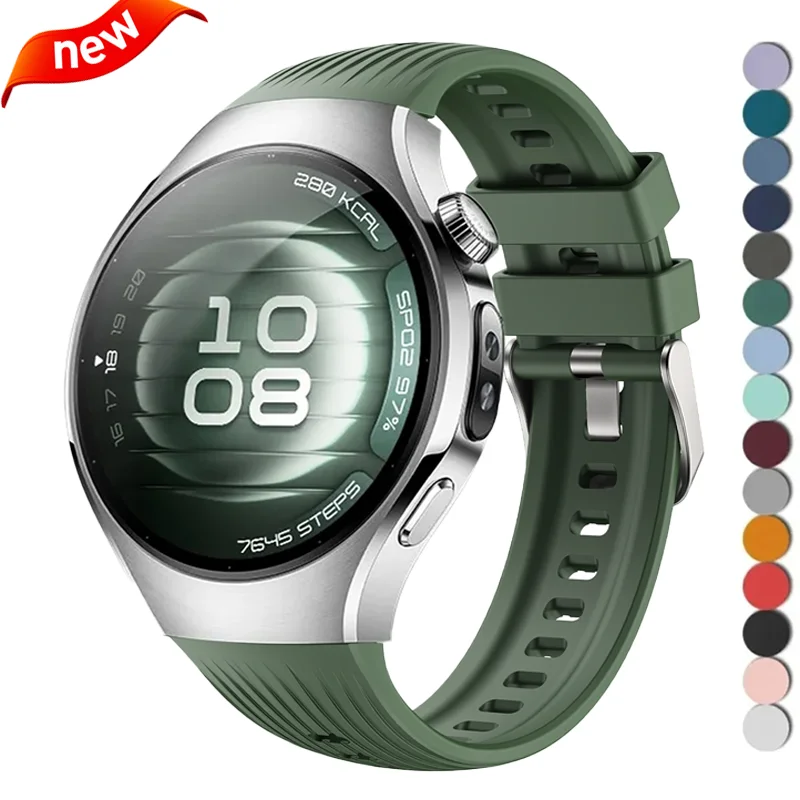 Sport Silicone Strap for Huawei Smart Watch 5 46mm Official Original Replace Band for Huawei Watch 5 42mm Band Accessories