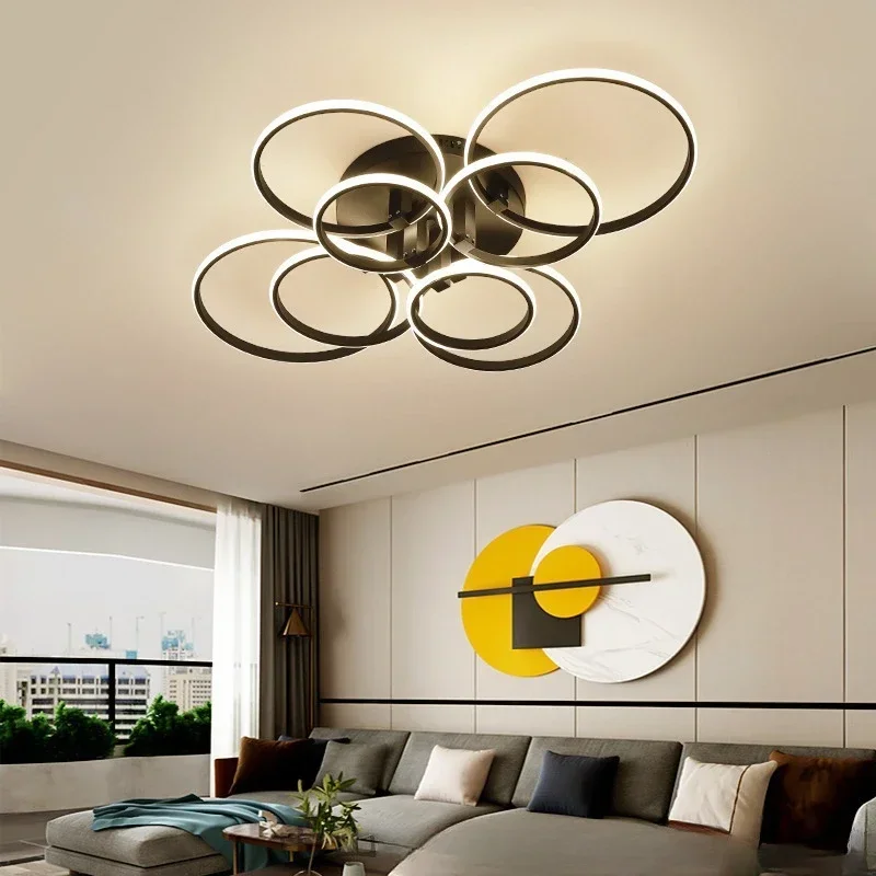 

Modern Simple Combination Study Bedroom Ceiling Lamps Living Room Decor LED Lights Nordic Atmosphere Dining Lighting Fixture