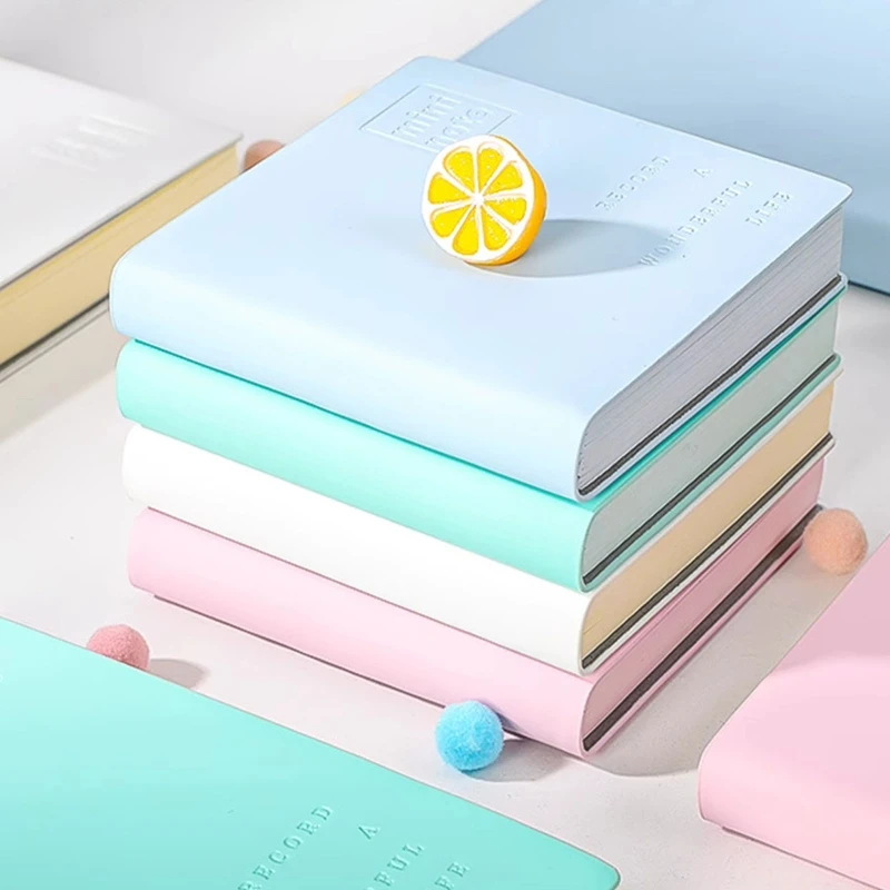 Portable Paper Notebook for Handwritten Plans, Thoughts, and Reminders, with a Format for Carrying in a Pocket or Bag K1KF