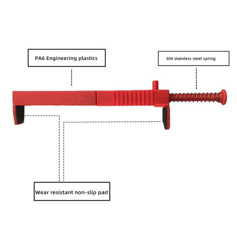 2PCS Brick Liner Clamps Runner Wire Brick Line Clips Wire Drawer Bricklaying