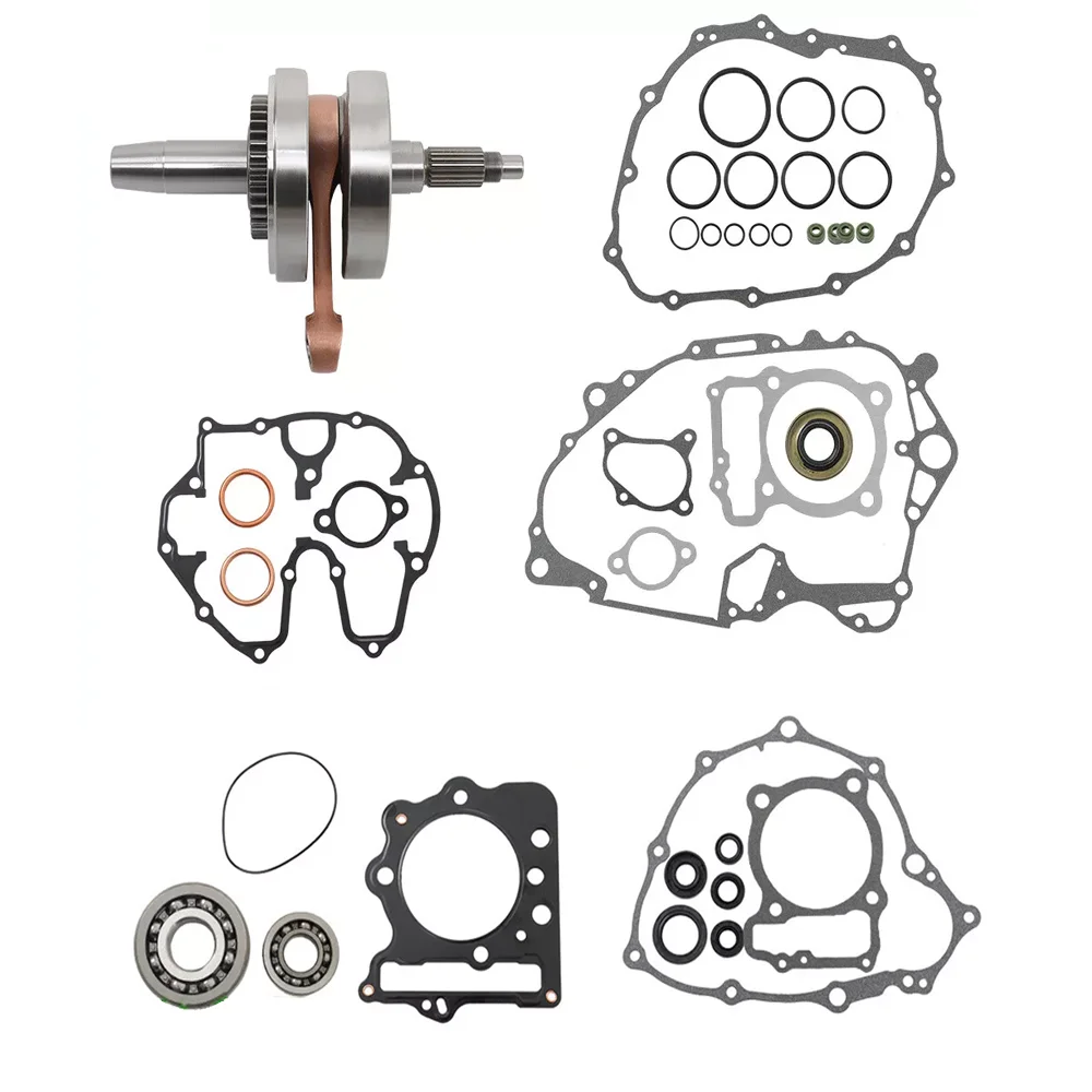 ATV 400cc For Honda TRX400EX TRX400X 13000-MBV-730 Crankshaft Bearings gasket Top End Bottom End Rebuild Overhaul Kit 1999-2014