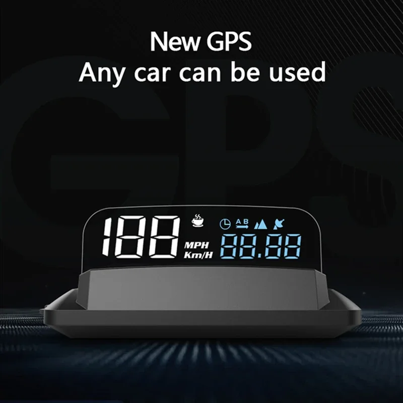 Safe Driving New HD Car GPS HUD Screen Head Up Display Time Speedometer KMH MPH Mirror Display Head Up Display HUD For Car