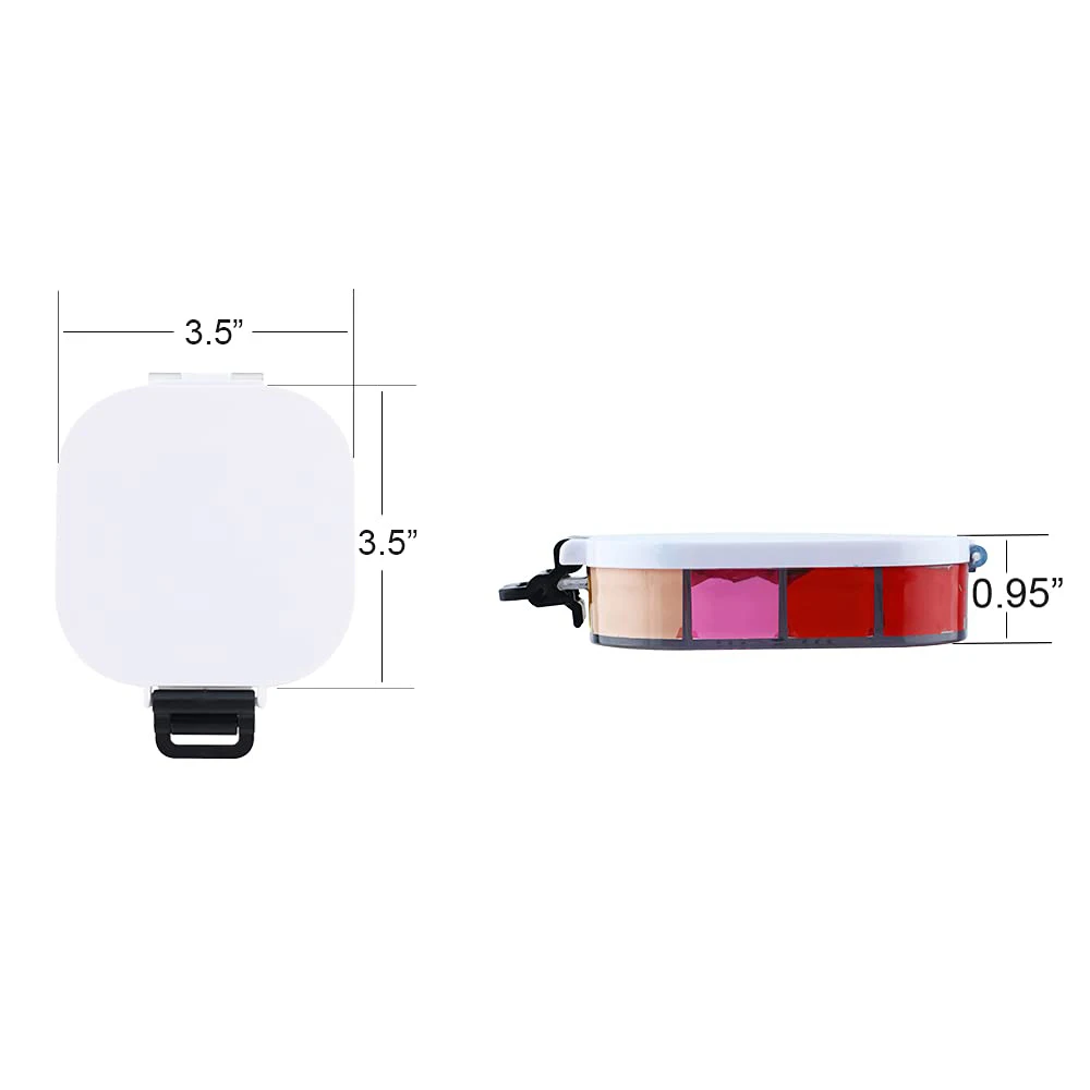 Superior 16Grid Sealed Moisturizing Paint Tray Folding Palette Pigment Storage Box for Watercolor Oil Painting Art Supplies