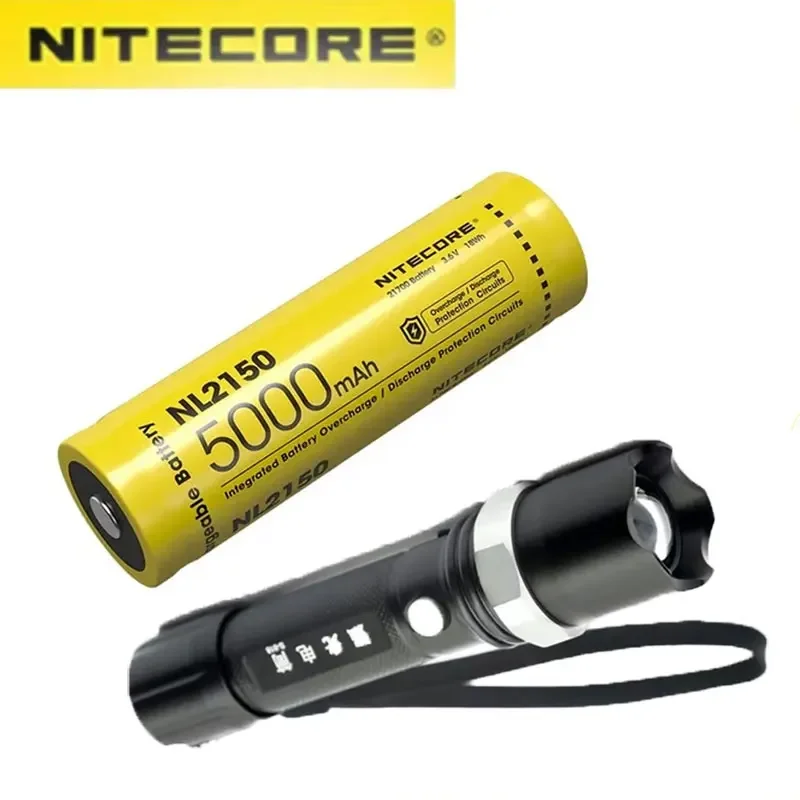 Nitecore Battery NL2150 Lithium Battery 21700 Battery 5000mA CE and ROHS Certified