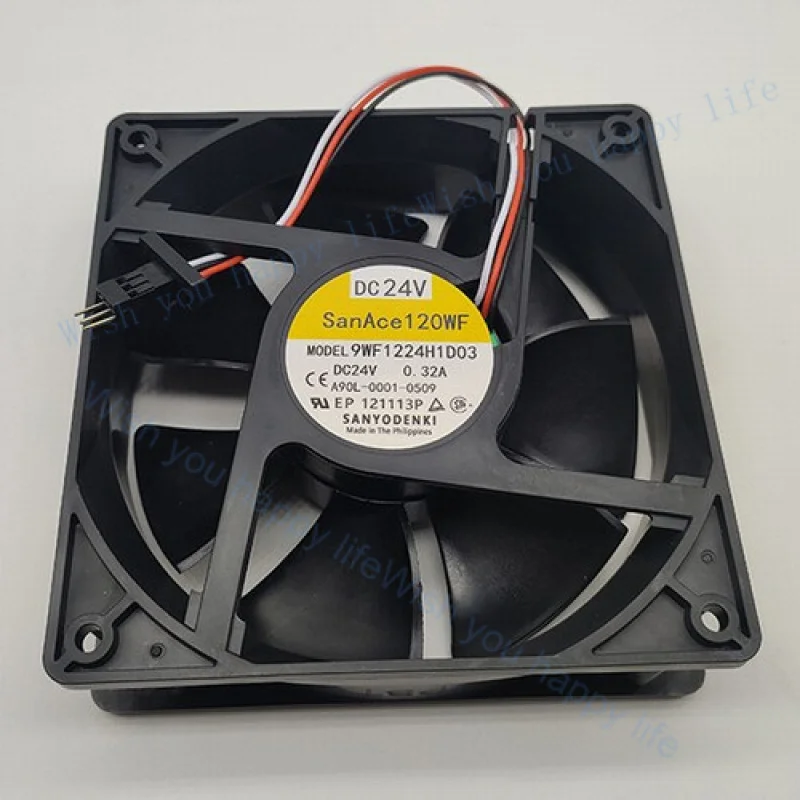 LL 1 pc. Cooling Fan 12038 DC24V 0.32A 12CM 3Pin-  A90L-0001-0509 9WF1224H1D03