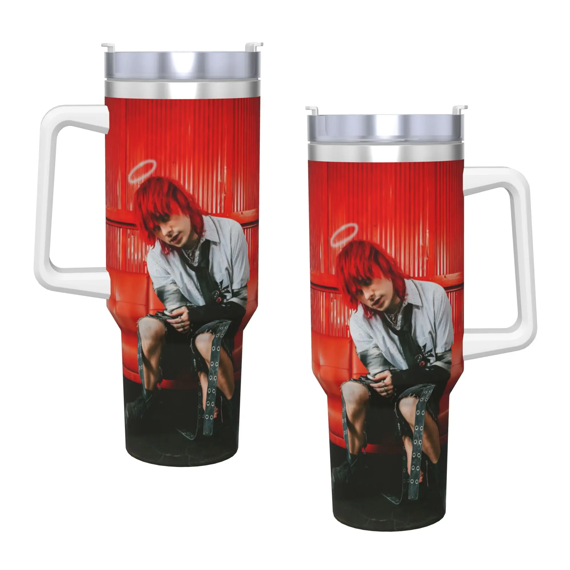 

Термокружка Michael Clifford 5 Second из нержавеющей стали, 40 унций, портативная, для холодных напитков, молока, чая, воды