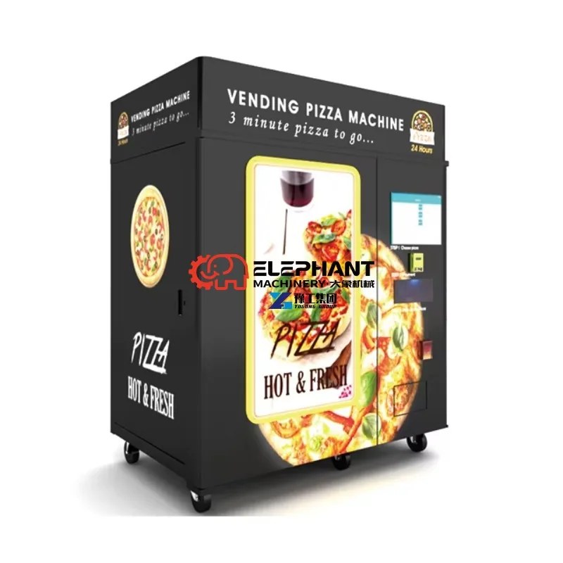 2026 New Developed Half-automatic Pizza Vending Machine PA-C6 with CE Certification Popular in European Countries