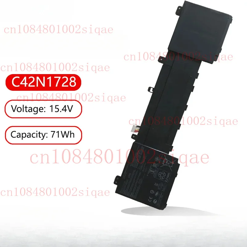 

C42N1728 0B200- 02520200 Laptop Battery For Asus ZenBook Pro UX550GD UX580GD UX580GE UX550GDX UX534FT U5500 U5800G 0B200- 0252