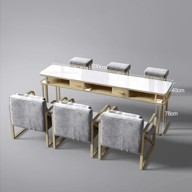 Salon Furniture for Beauty Nail Dust Equipment Collector Pedicure Chairs Nails Salon Supplies Decoration Trend 2024 Tables Desk