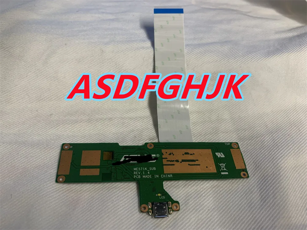 Used Genuine FOR ASUS Nexus 7 ME571K USB Charger Touch Control Board ME571K Sub 14010-00330800 Tested Fast Shipping