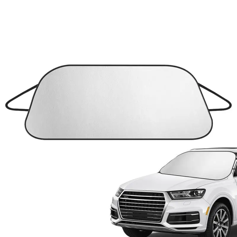 Car Sun Shade Sliver Front Windshield Sun Shade For Car Heat Insulation Sun Shield Multifunctional Car Windshield Sun Visor For