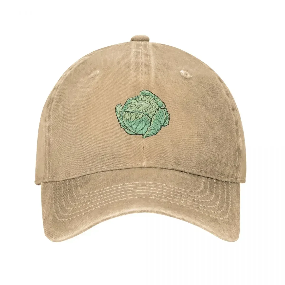 Chapeau de cowboy de couleur vert frais pour hommes et femmes, casquettes de sport, chapeaux de thé, chapeau de tennis, chou