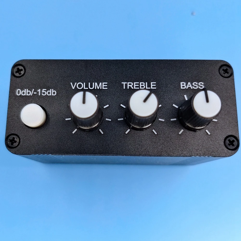 Y43A-NE5532 Amplifier Audio Depan OP Amp Ganda, Preamp Tabung Stereo Kontrol Nada Bass Tengah Treble Volume Redaman Tujuan Ganda