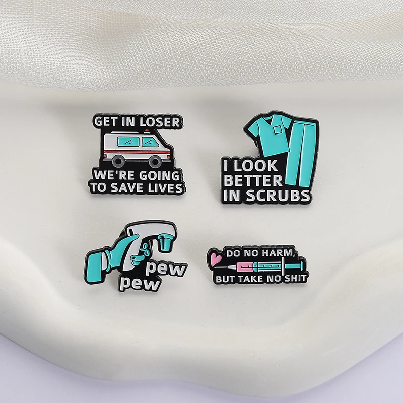 I Like People On The Table Open Enamel Pin Custom Scalpel Anesthesiologist Brooch Lapel Badge Medical Jewelry Gift for Doctors