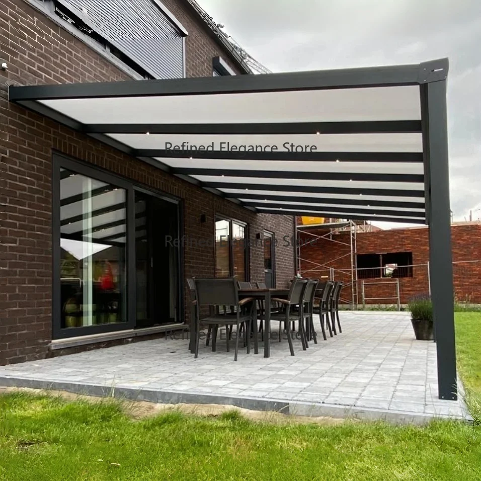Waterproof Outdoor Patio Roof Structure Patio Clear Polycarbonate Roofing