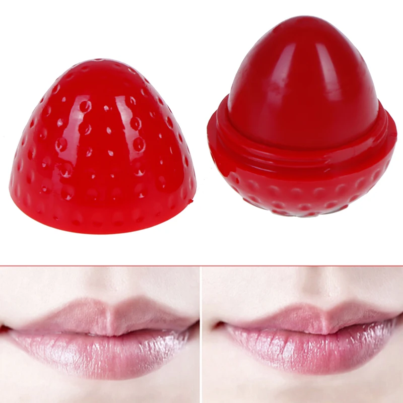 

1X Strawberry Moisturizer Makeup Lipbalm Cosmetics Lip Lipstick Lipgloss Lip