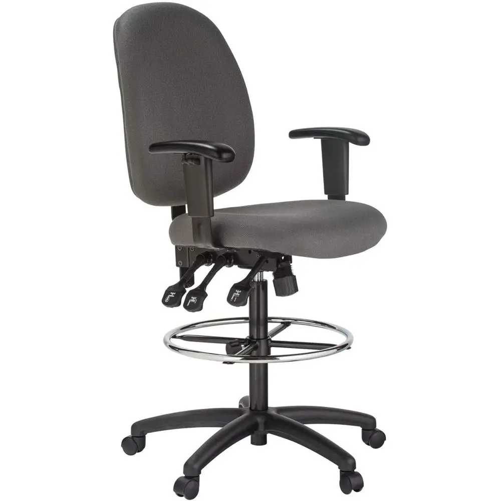 Tall Gray Ergonomic Office Chair