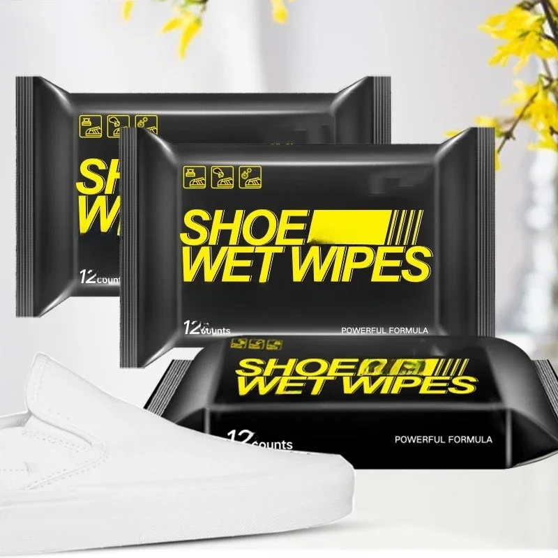 Disposable white shoe polishing wet wipes sneaker cleaning, decontamination,shoe polishing wet wipes, sports shoe cleaning agent