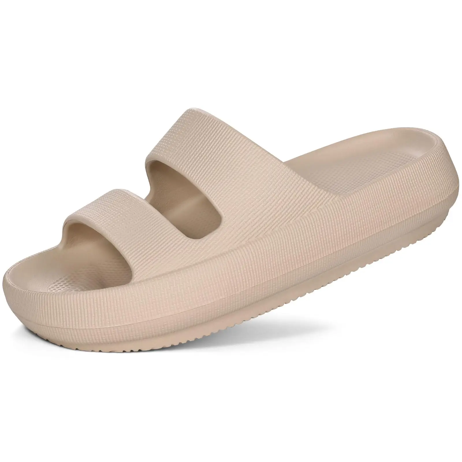 Crestar Orthopedic Slide Sandals for Women Soft Recovery Slip on Sandals Lightweight Summer Cloud Slippers with Arch Support