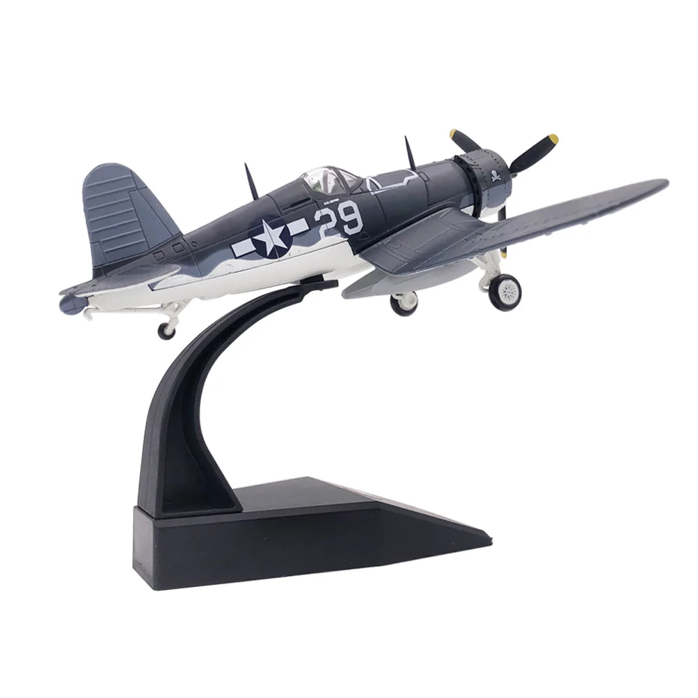 1/72 Scale WW2 US F4U-1 F4U Corsair Fighter Aircraft Metal Military Plane Diecast Model Toy Children Collection or Gift