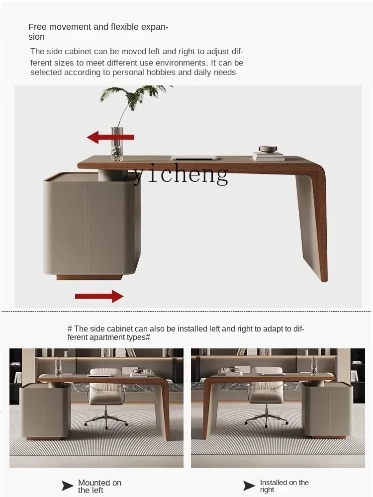 

TQH desk home writing modern simple study computer desk designer creative desk