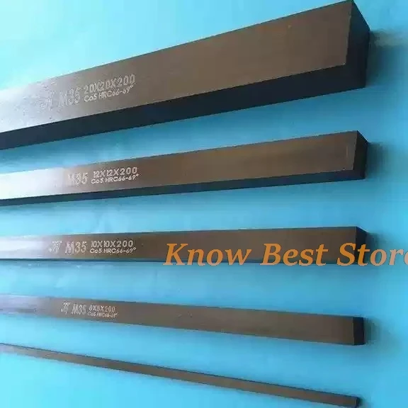 Super Hard CNC Lathe HSS Square Cutting Tool Bits Bar 3mm x 3mm x 200mm High Speed Steel Boring Bar Fly Cutter