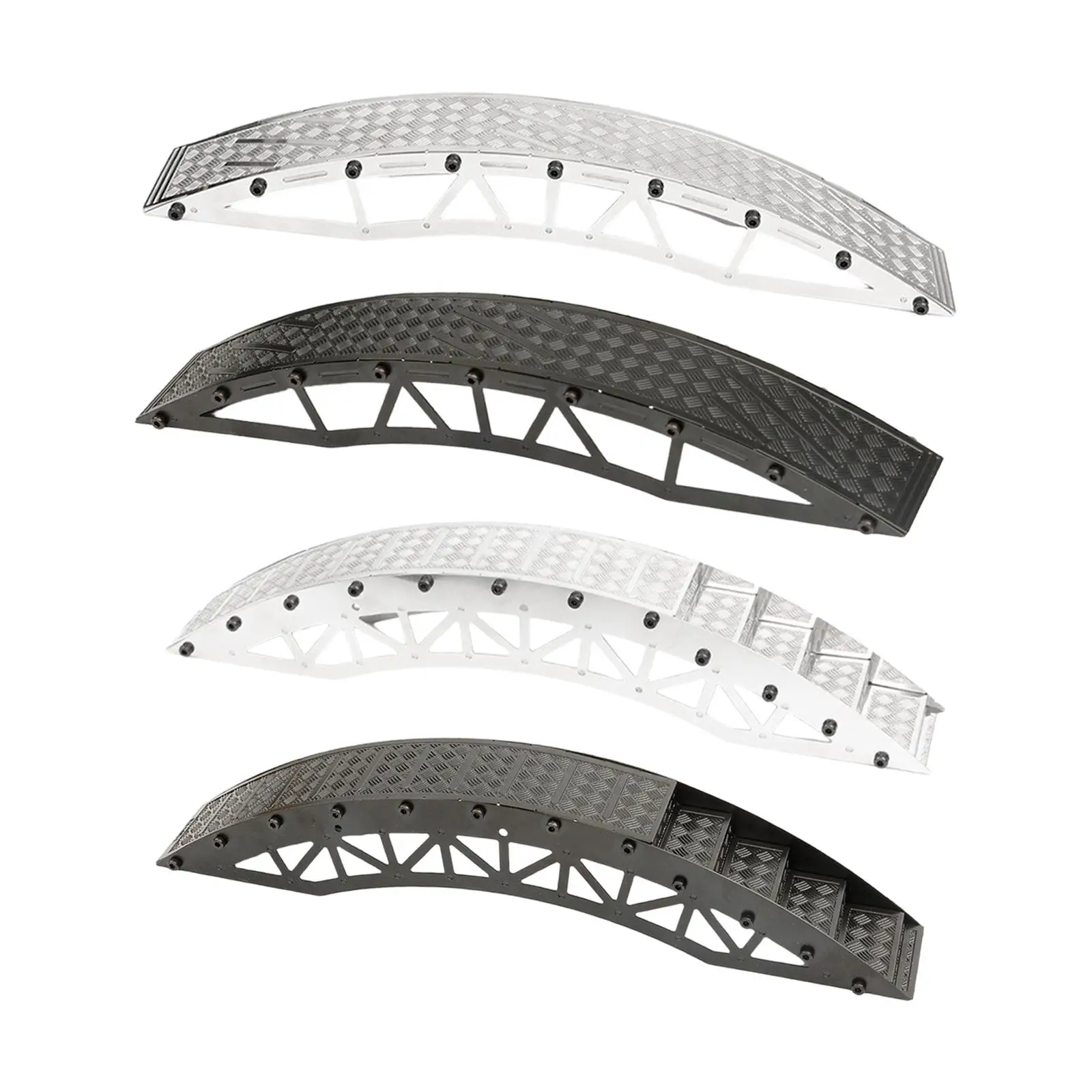Pont pour Crawler RC, obstacle simulé, pente raide, scène d'escalade de bureau, accessoire pour modèles de voitures 1/18 et 1/24, piste de course extérieure