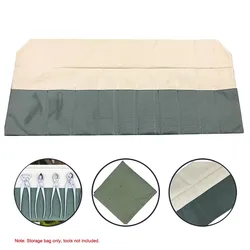 10 Holes Waterproof Japanese Bonsai Tools Storage Package Roll Bag Canvas Tool Set Case 715 x 330mm