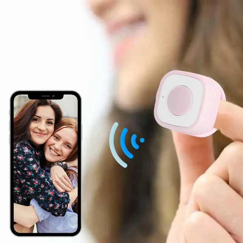 Fingertip Video Controller Blutooth-compatible forTiktok Short Video Page Flipping Browsing Mobile Phone Remote Control Ring