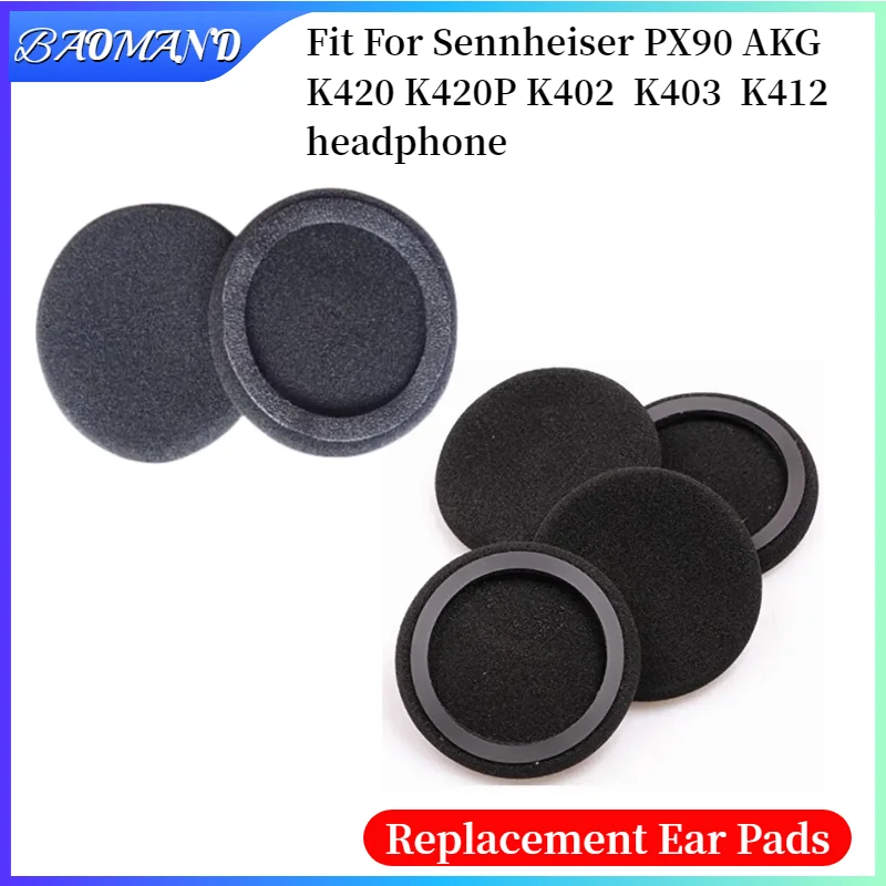 

Ear pads for Sennheiser PX90 AKG K420 K420P K402 K403 K412 replacement Earpads headphones Earmuffs Memory Sponge Sleeves
