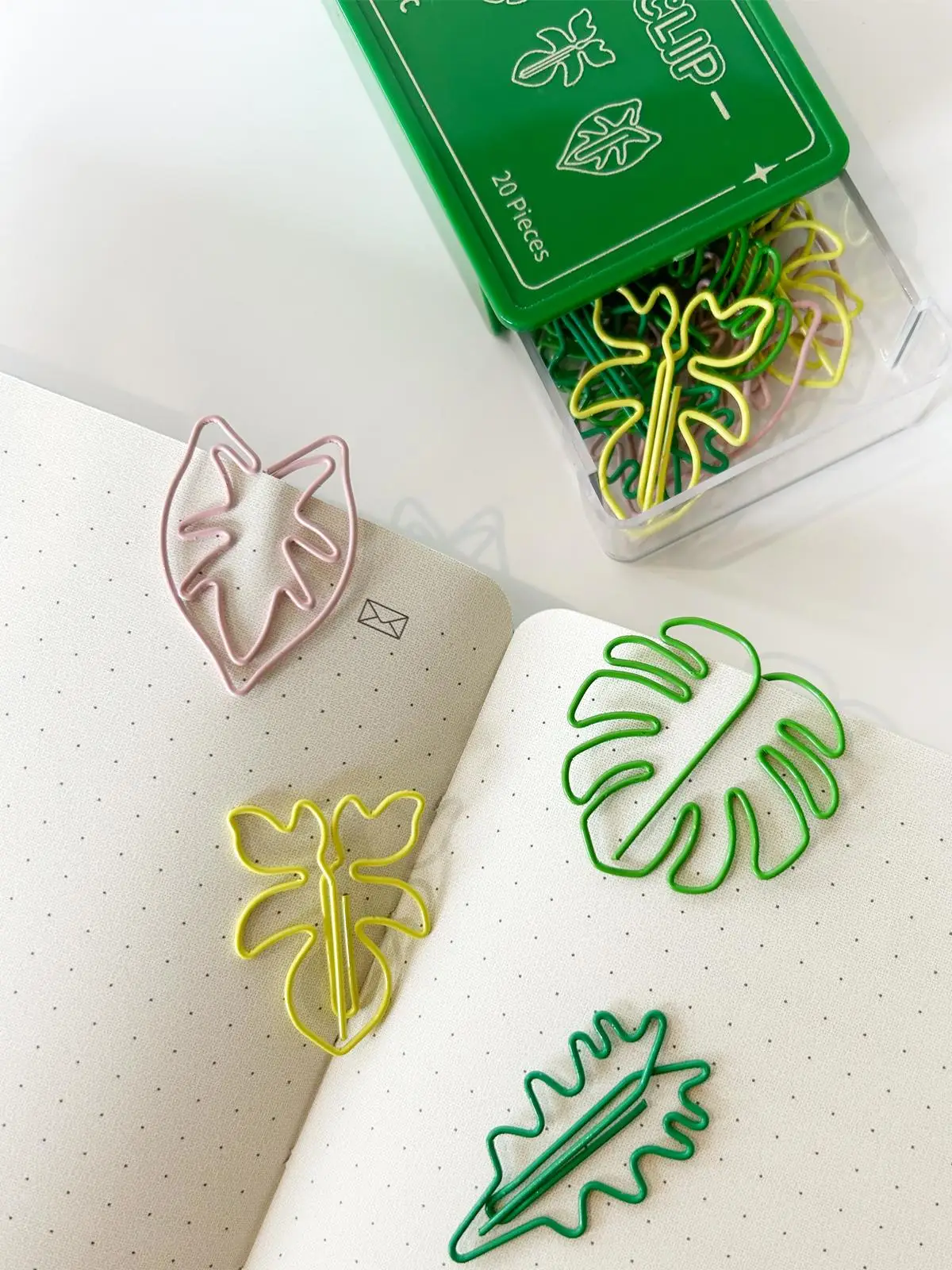 Ancient Planting Paper Clip Original Design Creative Multi-functional Paper Clips Metal Bookmark Shape Clip Binding Accessories