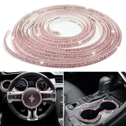 5mm x 5m adesivi decorativi per Auto Auto Crystal Diamond DIY Girls accessori per la decorazione dell'auto adesivi copertura interna per Auto