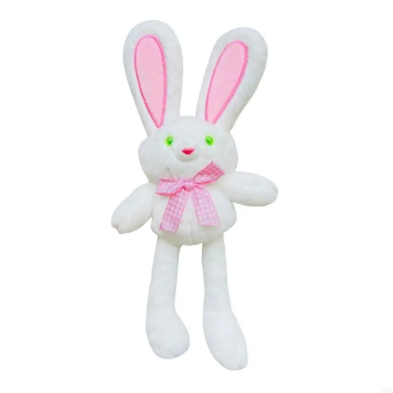 

4XBD Just Pull Ears Bunny Plush Keychain for Toy Machine Transfiguration Gift Carnival Prizes for Kids Backpack Gift