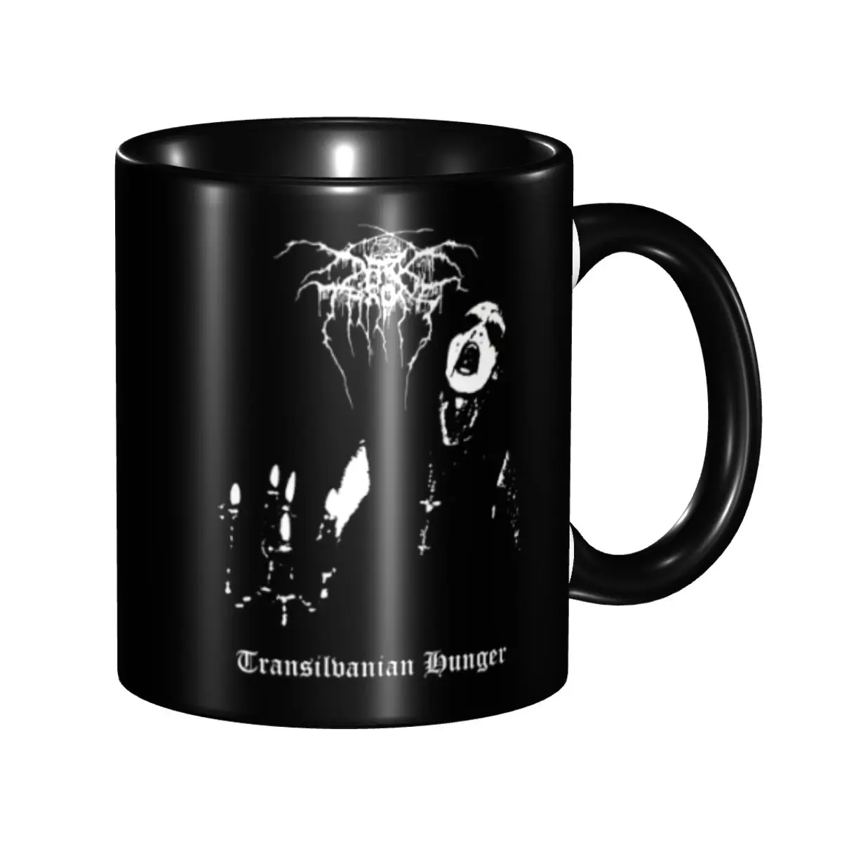

Darkthrone Transilvanian Hunger Coffee Mug DIY Personalized Norwegian Black Metal Band Ceramic Mug Cup Creative Present