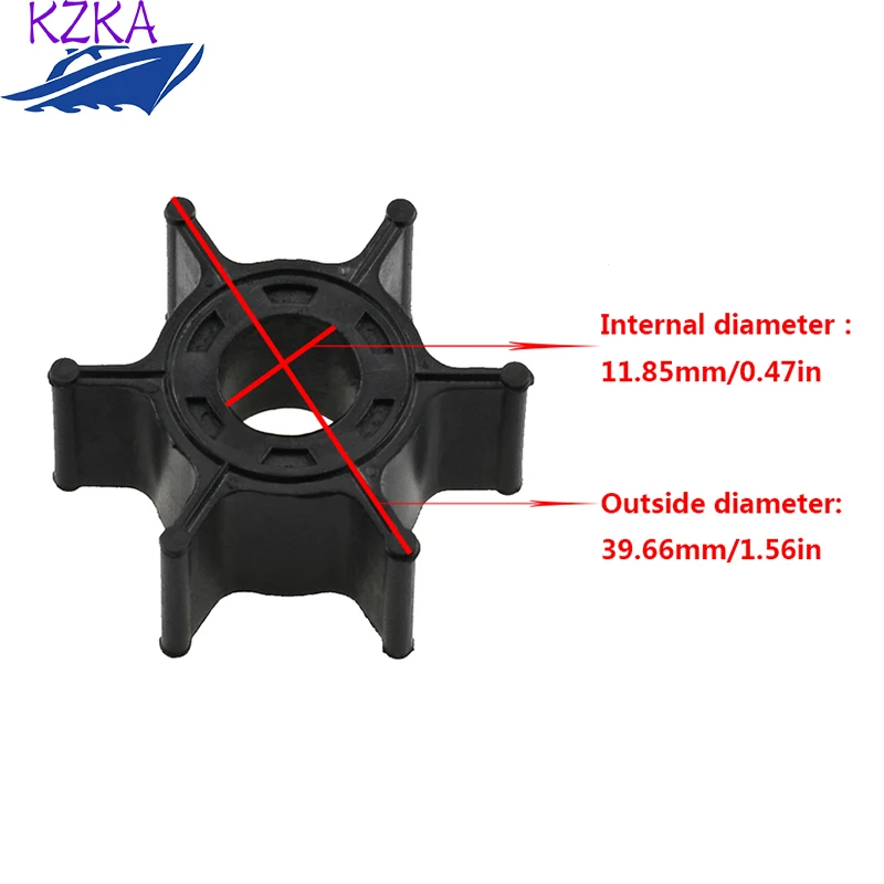 6G1-44352-00 Yamaha Water Pump Impeller 2 Stroke 6HP 8HP Boat Engine Parts 6G1-44352 6G1-44352-00 Sierra-18-3066