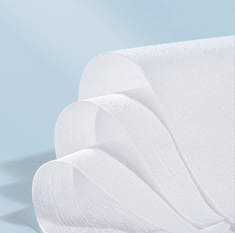 Deeyeo – serviette de visage jetable en coton à motif de lapin, serviette épaisse, douce et agréable pour la peau, pour les tissus du visage sensibles