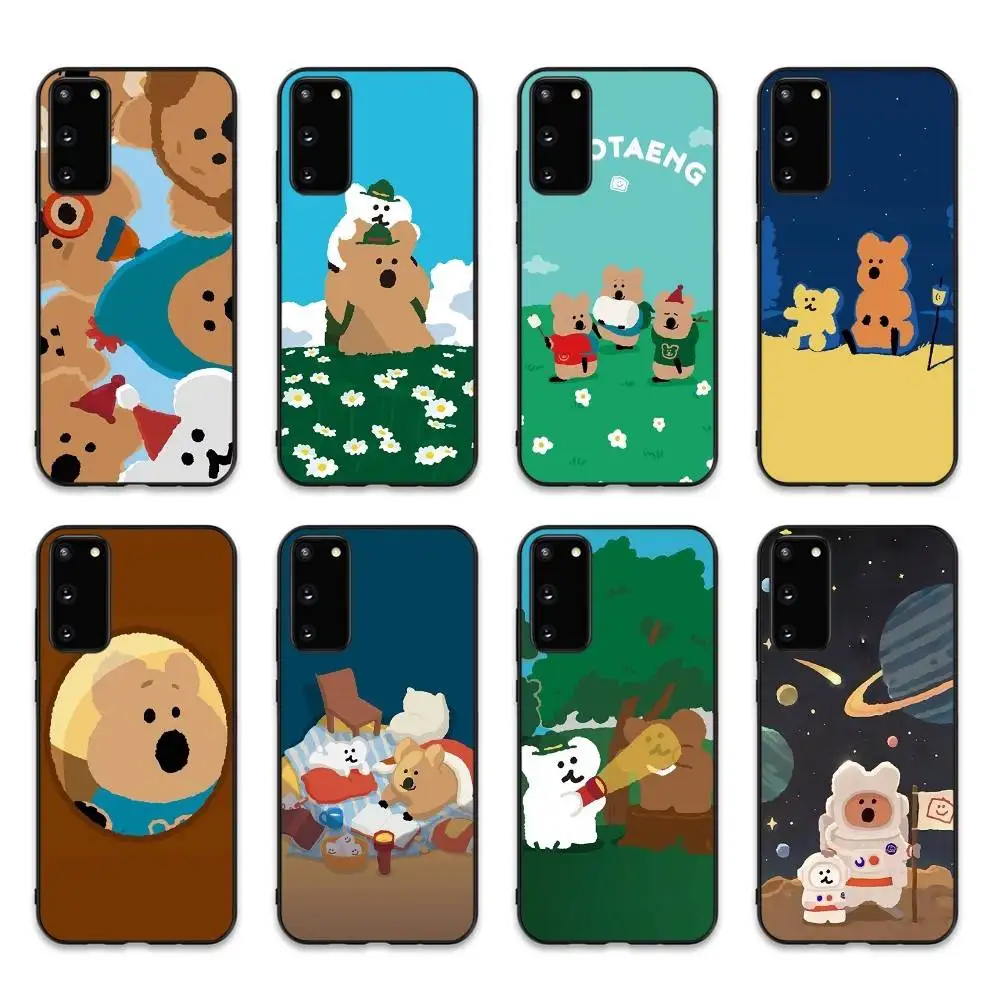 Popular Character Cut D-Dinotaeng Phone Case For Samsung S 24 Fe 25 Ultra Plus 20 Lite 21 30 22 23 24 22 Ultra 5G Fundas