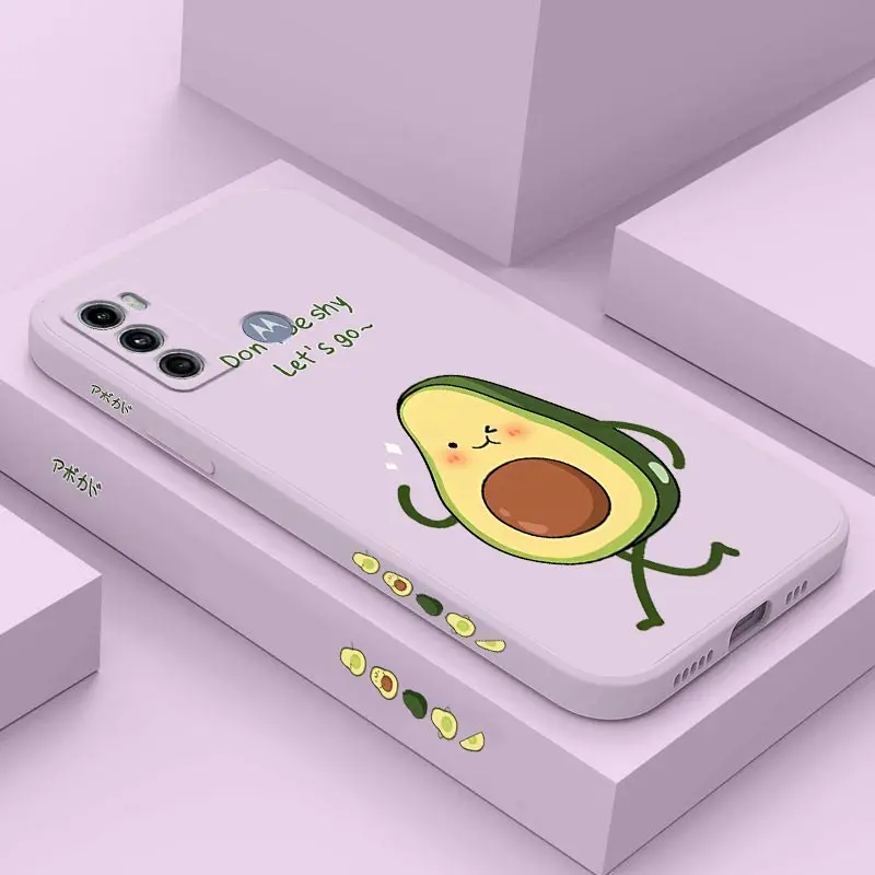 G60 Avocado Family Silicone Phone Case For Motorola Moto G60 G62 G60S G40F G54 G22 G82 G84 G30 G42 G72 G34 G24 G13 G52 G9 Cover