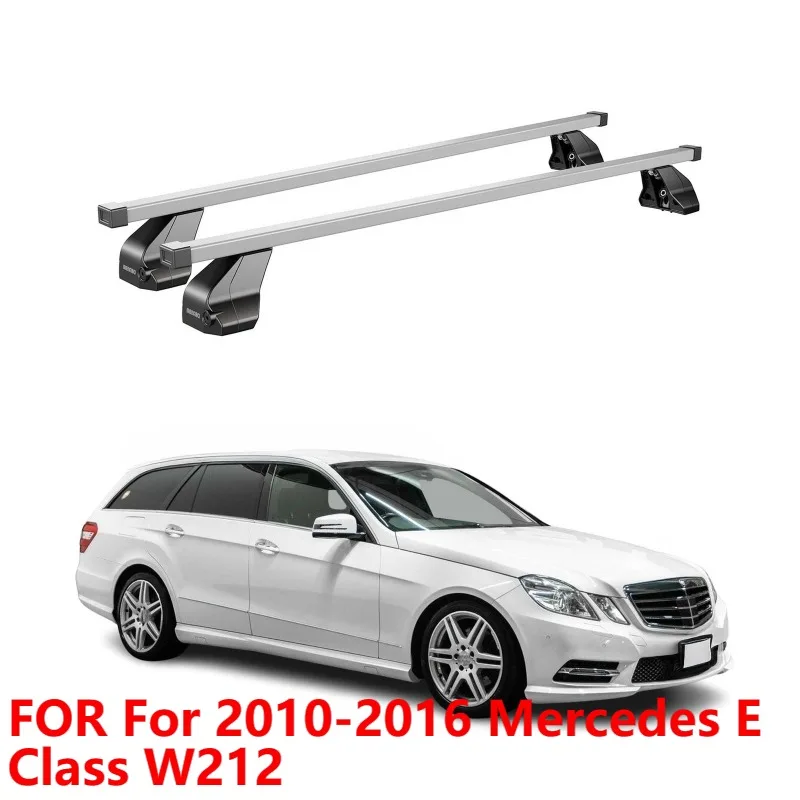 For 2010-2016 Mercedes E Class W212 Roof Rack System Steel Gray Durable Auto Accessories