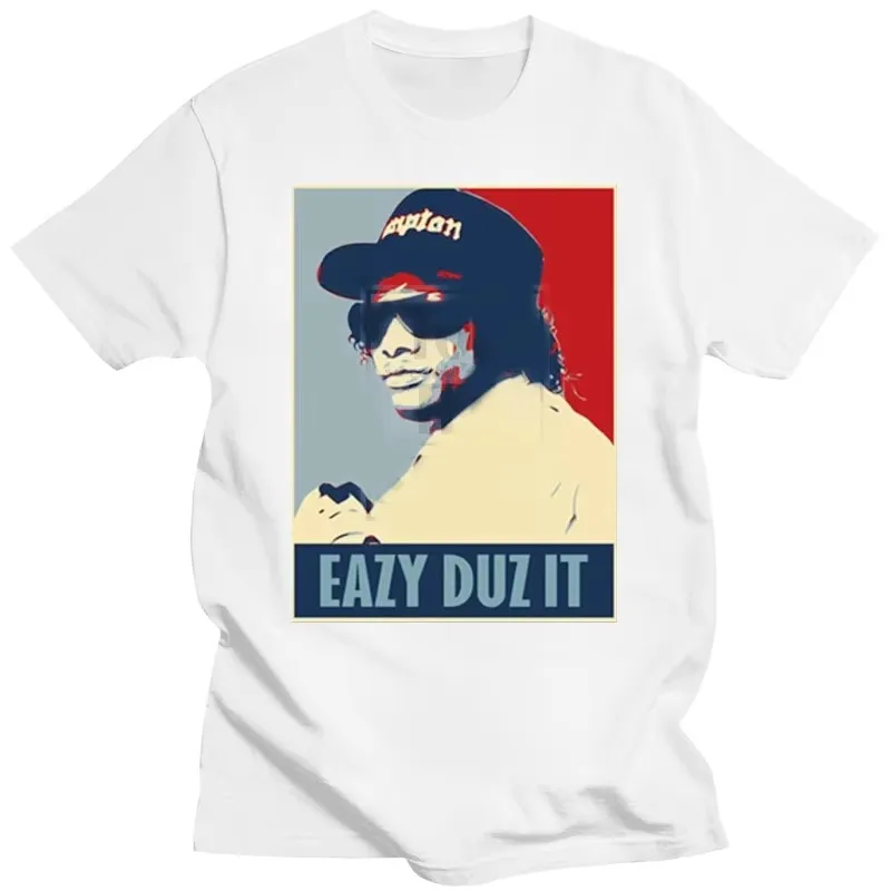 Brand T Shirts Men Cool Eazy Easy E Nwa Compton Printed Short Sleeve Tees New Men Fashion T Shirt Hipster Tops