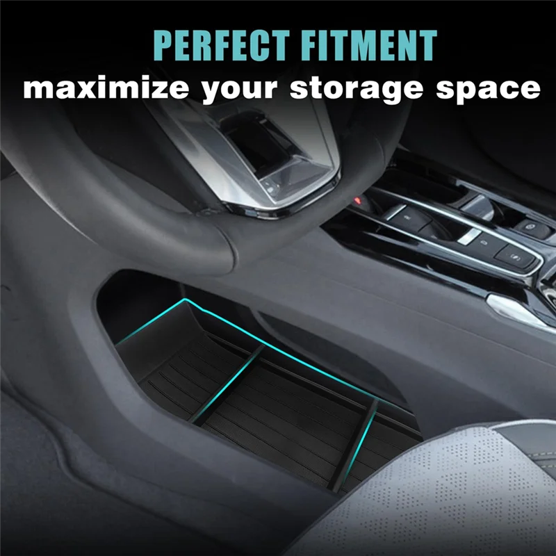 

A040-For Chevy Bolt EV EUV 2022-2024 Car Lower Center Console Organizer Tray Storage Box Armrest Spare Parts Parts