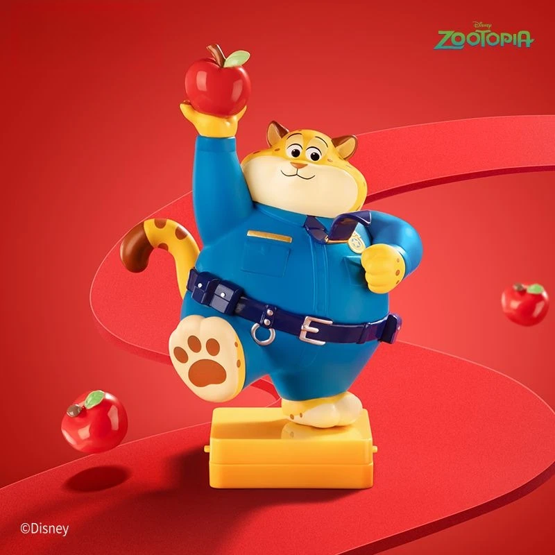 

MINISO подлинная Zootopia Leopard Police Leopard Good Luck Series слепая коробка модная игровая фигурка подарок